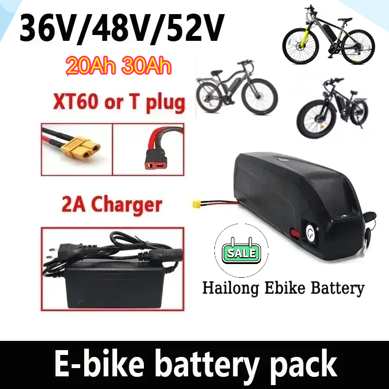 🔋 36-48-52V モーター電動マウンテンバイク Hai - Ebike Battery 48V 20Ah Hailong のレビューと価格