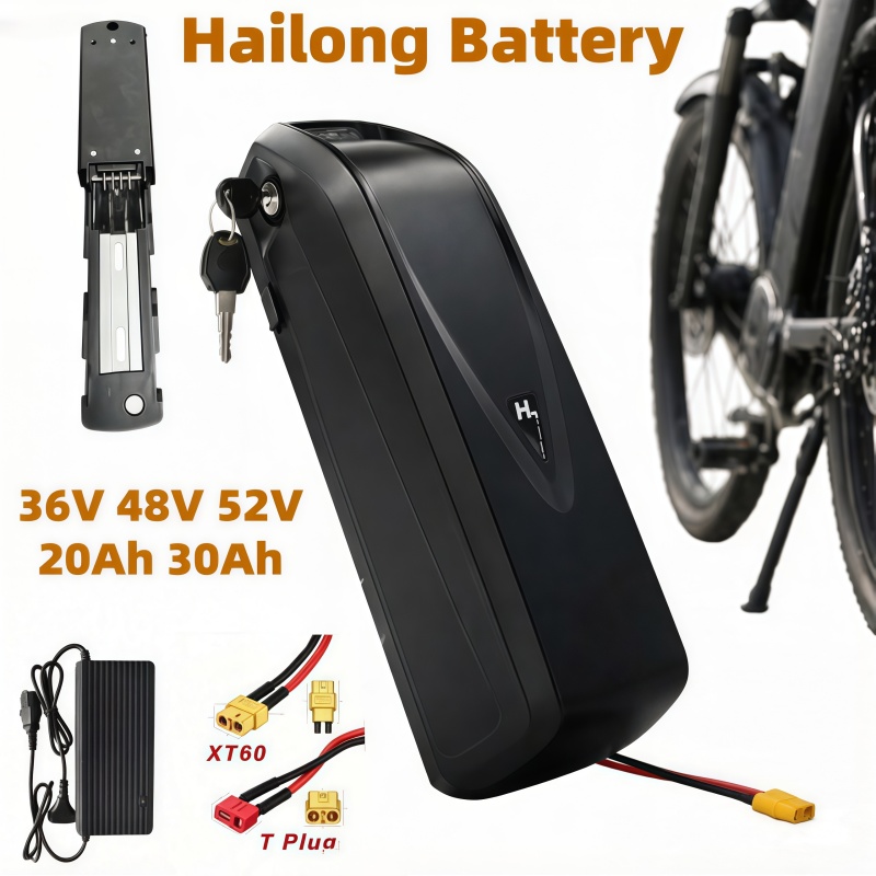マルチサイズEバイクバッテリーHailongモデル、36V  - Ebike Battery 48V 20Ah Hailong のレビューと価格
