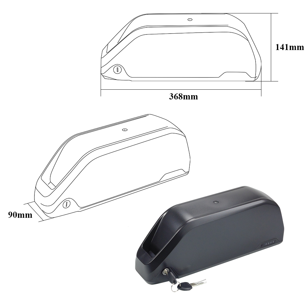 48ボルトHailong電動自転車バッテリー 48V 13A - Ebike Battery 48V 20Ah Hailong のレビューと価格
